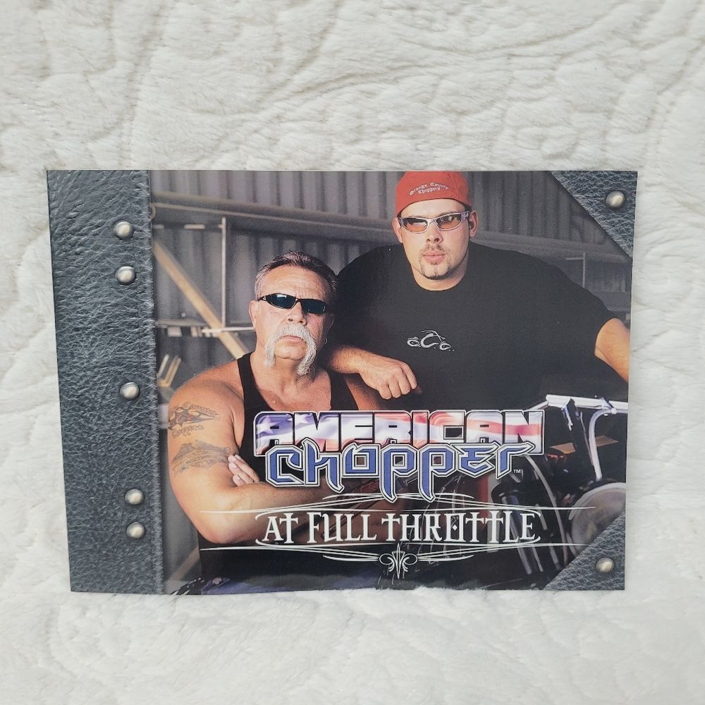 American Chopper At Full Throttle Softcover Book First Edition Print 2004 Bikers